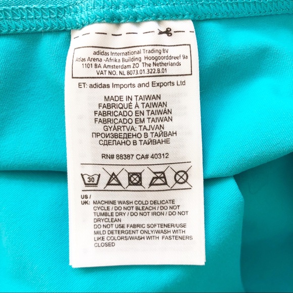 NWOT Adidas by Stella McCartney | Athletic Leggings with Ankle Zippers and Mesh - Picture 9 of 10